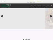 Tablet Screenshot of geomaxgroup.com